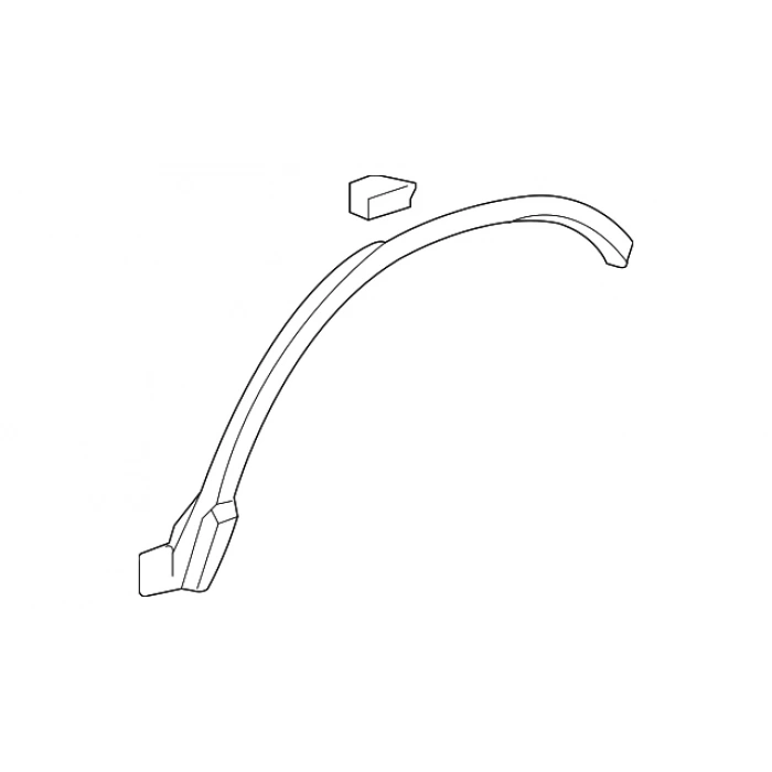 Honda Crv Arka Çamurluk Dodik Plastiği Siyah Sol 2012- (Oem No:  74450Swwg01)