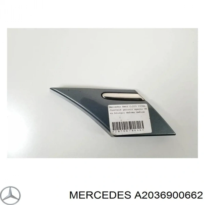 Mercedes C Class Arka Çamurluk Bandı Sağ 2001- (Oem No:  A20369054629999)