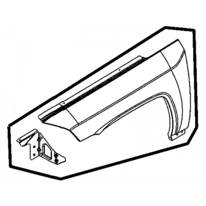 Jeep Patriot Ön Çamurluk Sol 2007 2010- (Oem No:  5054317Aa)