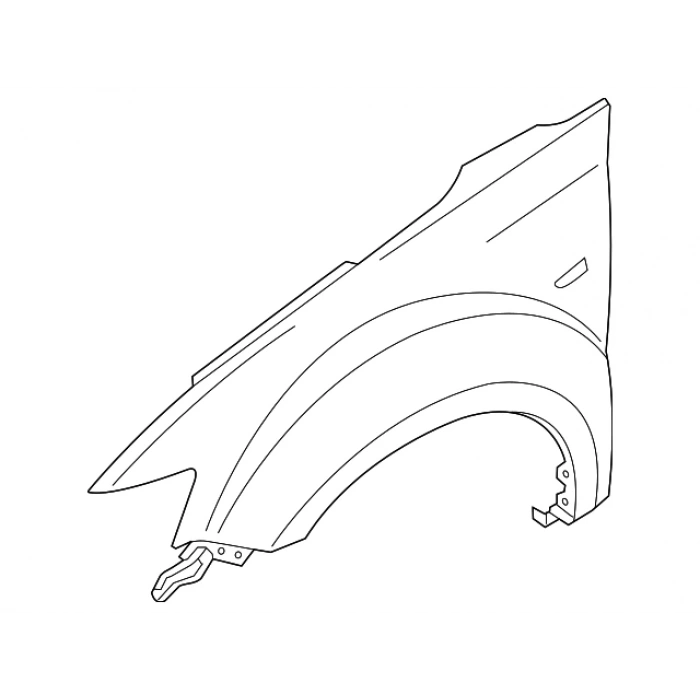 Mitsubishi Outlander Ön Çamurluk Delikli Sağ 2009-  (Oem No:  5220F080)