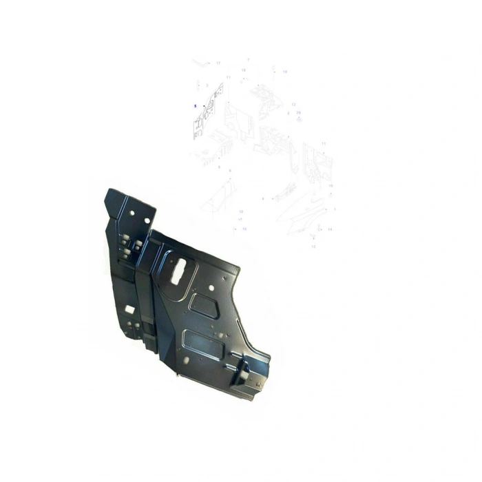 Ford Transit Ön Çamurluk Demiri Sac Alt  Sol 2000-2006 (Oem No:  Yc1516E105Ar)