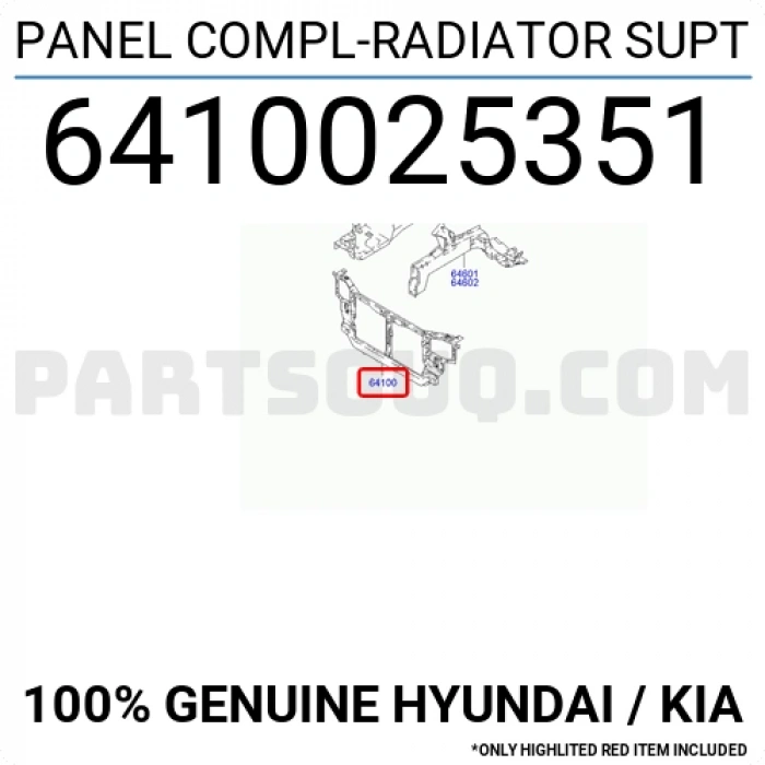 Hyundai Accent Ön Panel Otomatik 2003-2005 (Oem No:  6410025351)
