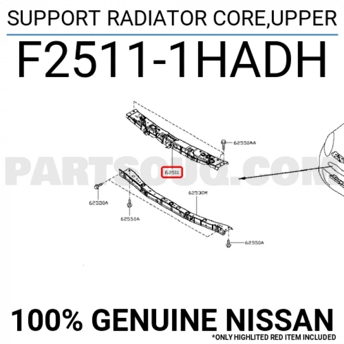 Nissan Micra Ön Panel Üst 2010- (Oem No:  F25111Hadh)