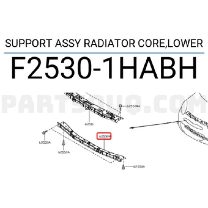 Nissan Micra Ön Panel Taşıyıcı 2010- (Oem No:  F25301Habh)