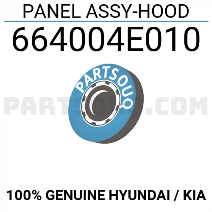 Kia Bongo Motor Kaputu 2004-2011  (Oem No:  664004E010)