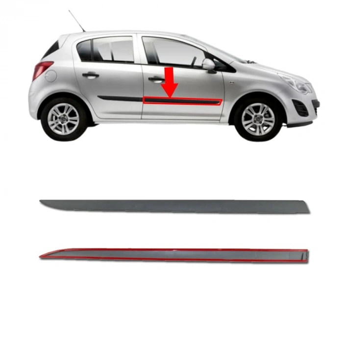 Opel Corsa Ön Kapı Bandı 3 Kapı Astarlı  Sağ 2007-- (Oem No:  5172436)