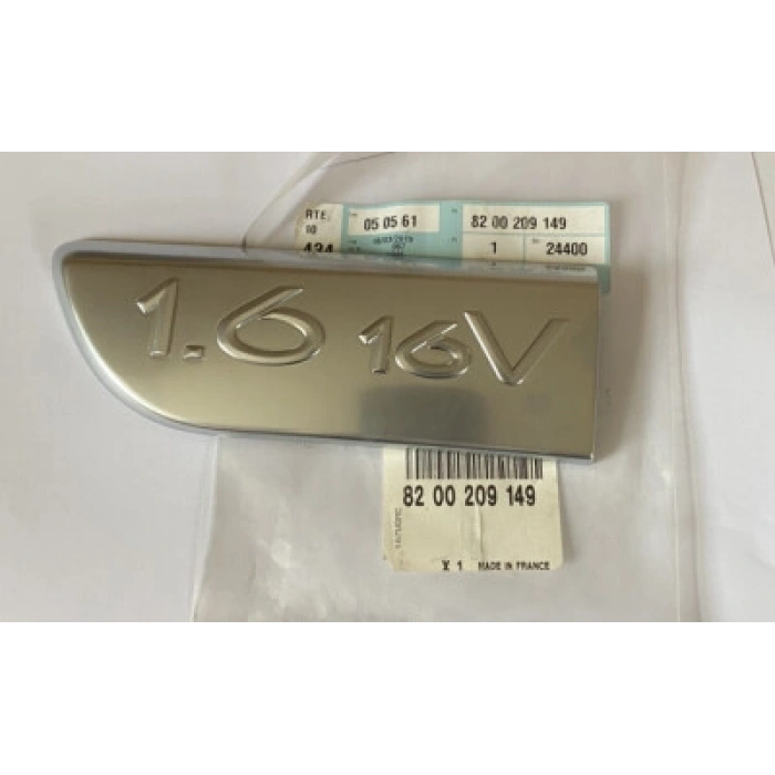 Renault Megane Kapı Çıta Yazısı 1.6 2016-V Siyah  Sol 2003- (Oem No:  8200209149)