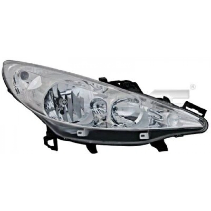 Peugeot 207 Ön Far Elektrikli Motorlu Sağ 2006 (Oem No:  620695)