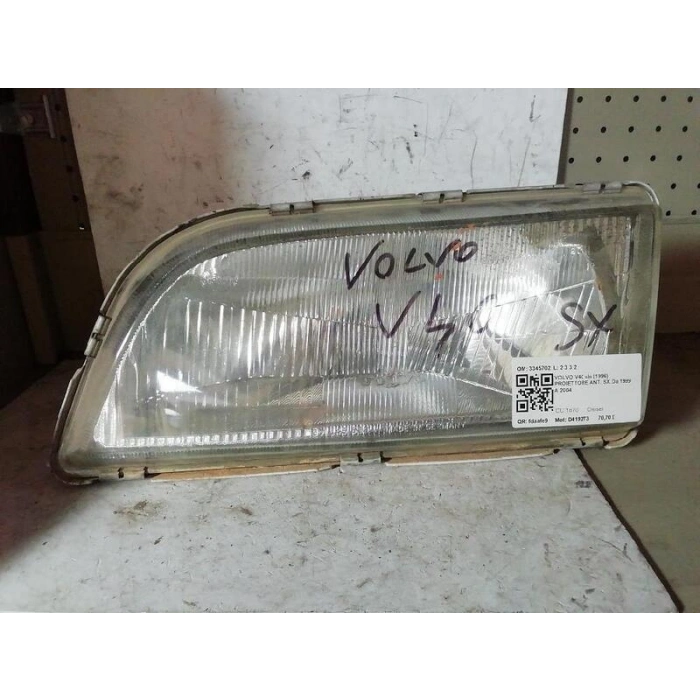 Volvo S40 V40 Ön Far Sol 1997-2002 (Oem No:  3345702)