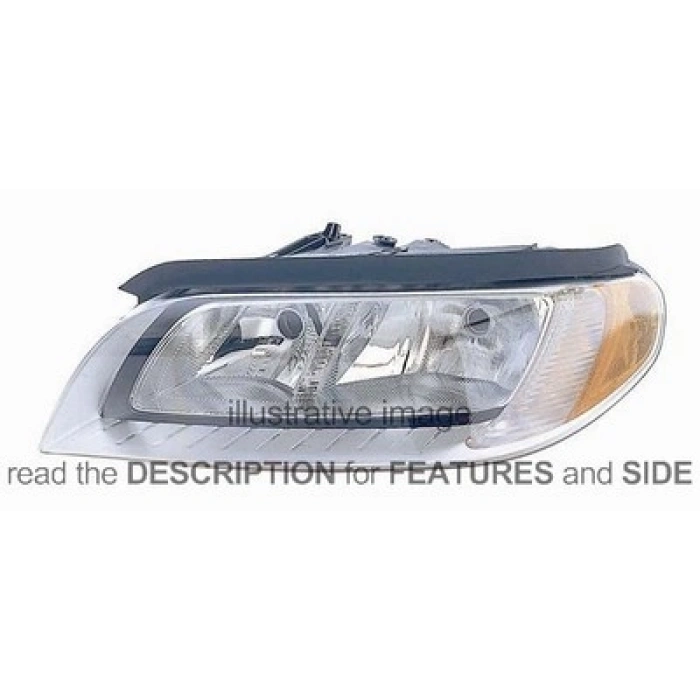 Volvo V70 S80 Ön Far Elektrikli Motorlu Nikelaj Sol 2008- (Oem No:  31214351)
