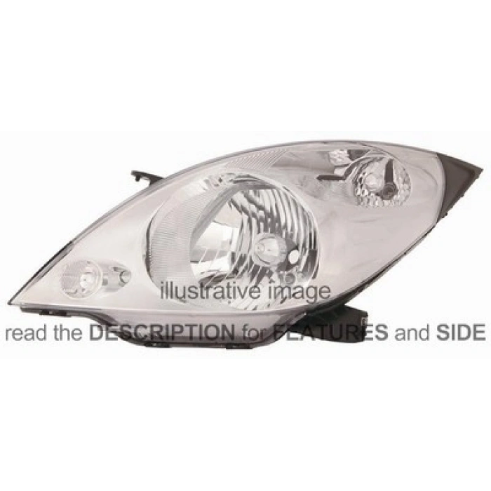Cehvrolet Spark Ön Far Elektrikli Motorlu Sol 2010- (Oem No:  95950384)