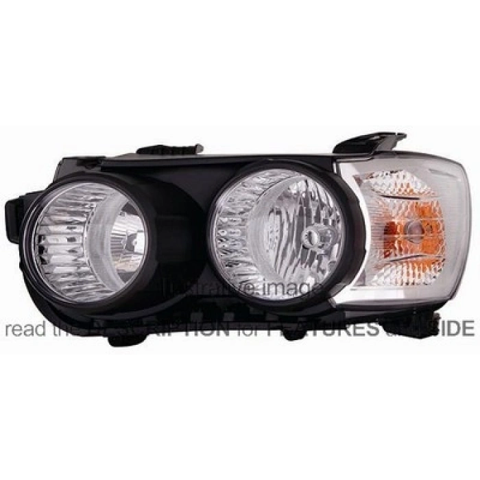 Cehvrolet Aveo Ön Far Elektrikli Motorlu Sıyah Sol 2011- (Oem No:  96831061)