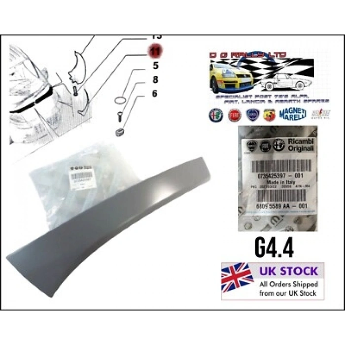 Fiat Ducato Ön Far Kaşı Alt Sol 2007 2013- (Oem No:  735425397)