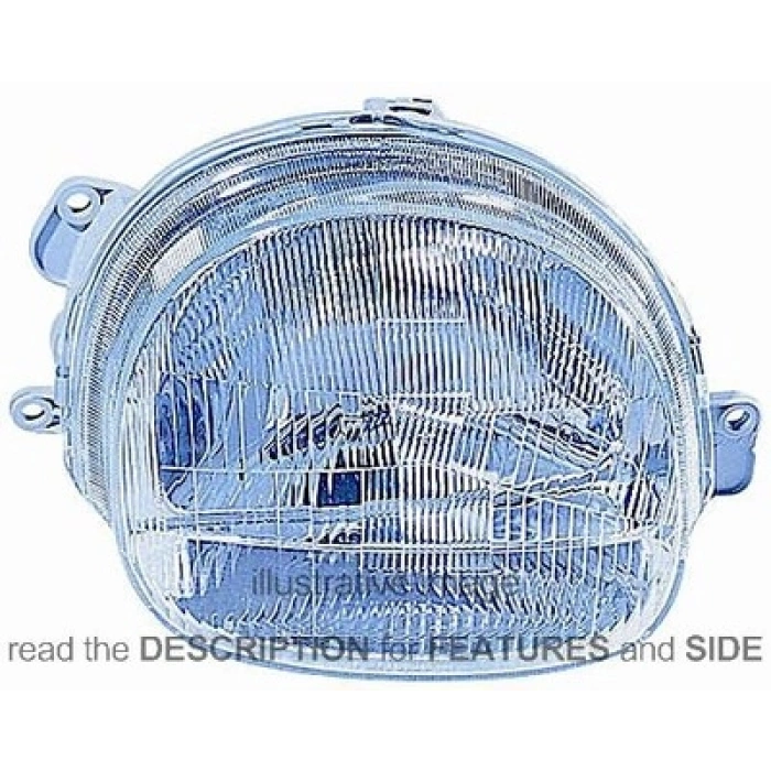 Renault Twıngo Ön Far Sağ 1998- (Oem No:  7701046212)