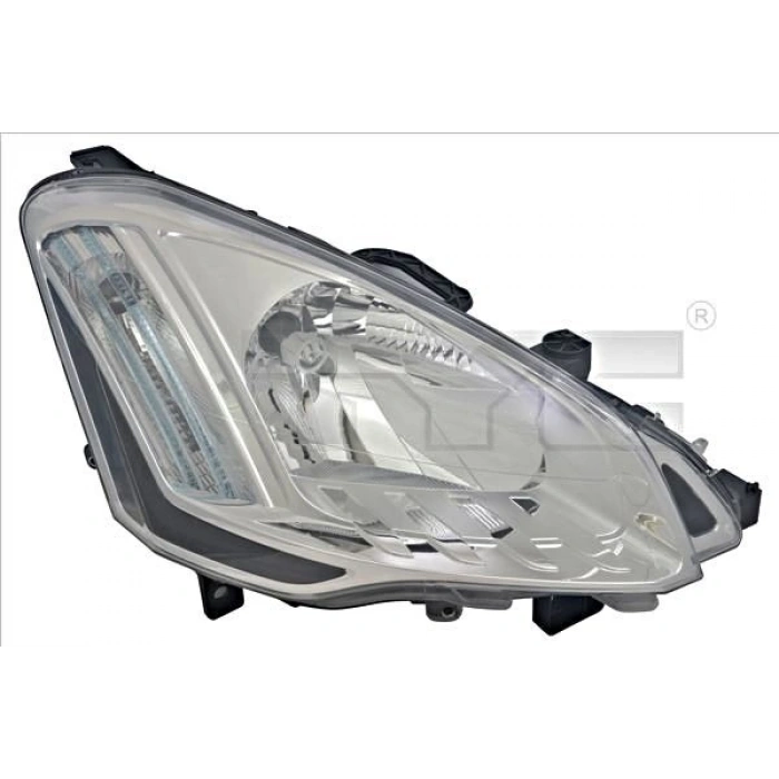 Berlingo Ön Far Elektrikli Motorlu Sol 2011- (Oem No:  9806306180)