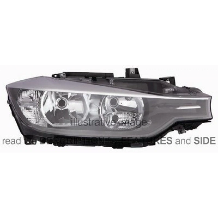 Bmw 3 Serisi Ön Far Elektrikli Motorlu Sedan Sağ 2011- (Oem No:  63117259524)