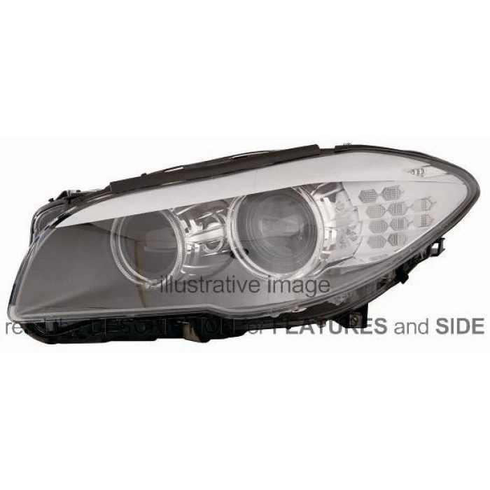 Bmw 5 Serisi Ön Far Elektrikli Motorlu Xenon Tip Sol 2010-2013 (Oem No:  63117271911)