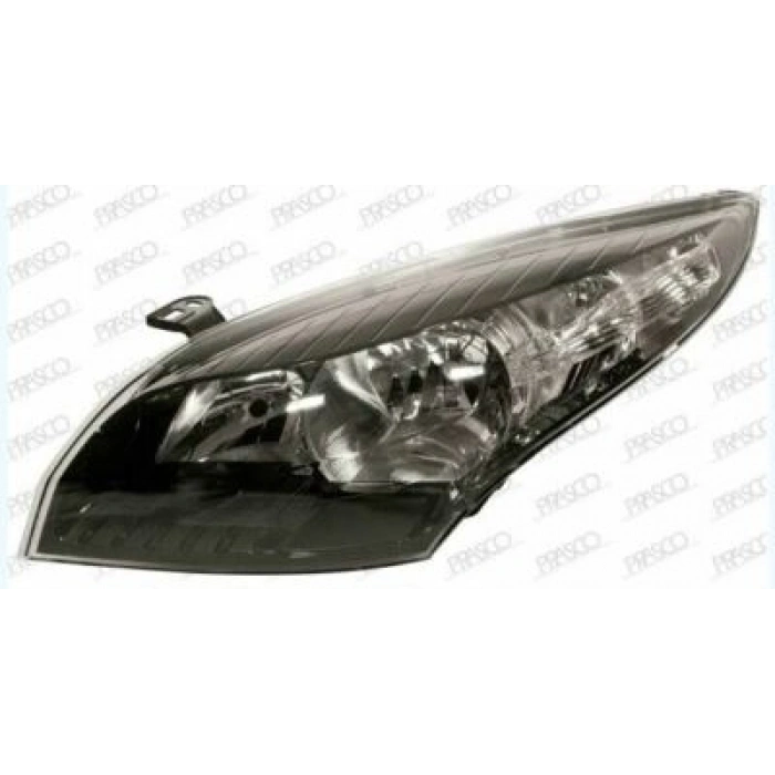 Renault Megane Ön Far Elektrikli Motorlu Sıyah Sol 2009-  (Oem No:  260602545R)