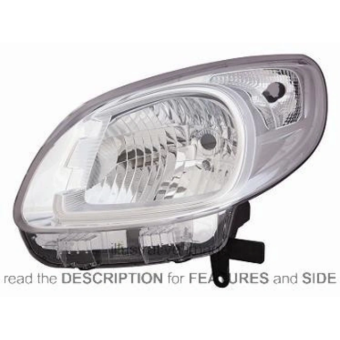 Renault Kangoo Ön Far Elektrikli Nikelaj Sol 2012-  (Oem No:  260602665R)