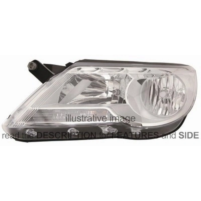 Volkswagen Tiguan Ön Far Elektrikli Motorlu Sağ 2007  (Oem No:  5N1941032Ab)