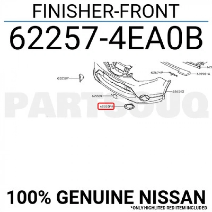 Nissan Qashqai Sis Far Kapağı Sol 2013- (Oem No:  622574Ea0B)