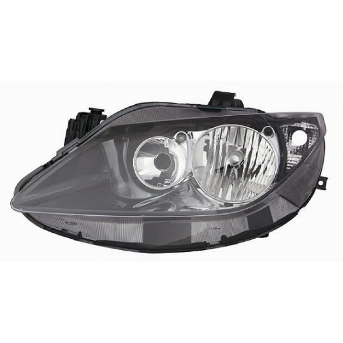 Seat İbiza Ön Far Elektrikli Motorlu Çıft Reflektör Sıyah Sağ 2008- (Oem No:  6J1941034A)