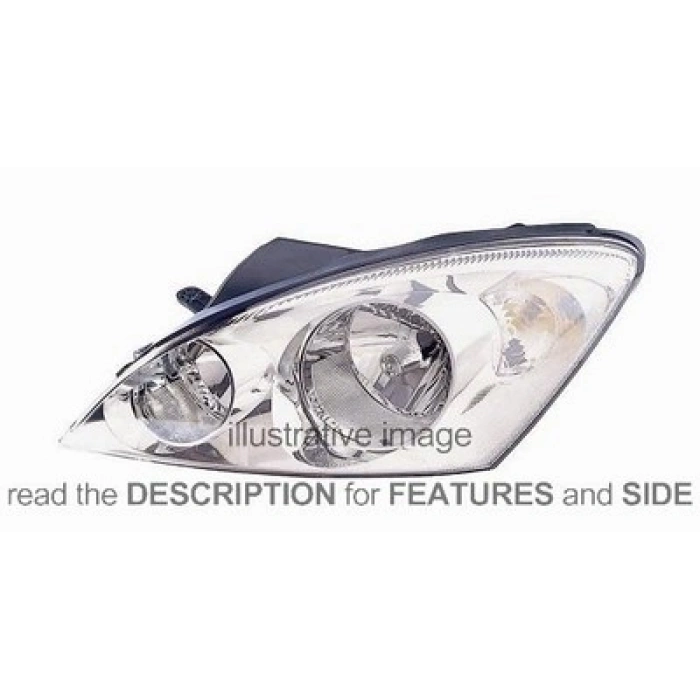 Kia Ceed Ön Far Elektrikli Motorlu Sol 2007  (Oem No:  921011H000)