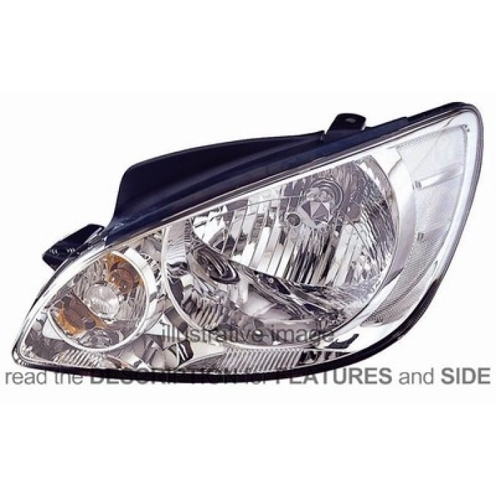 Hyundai Getz Ön Far Elektrikli Motorlu Soketlı Sağ 2006-2011 (Oem No:  921021C510)