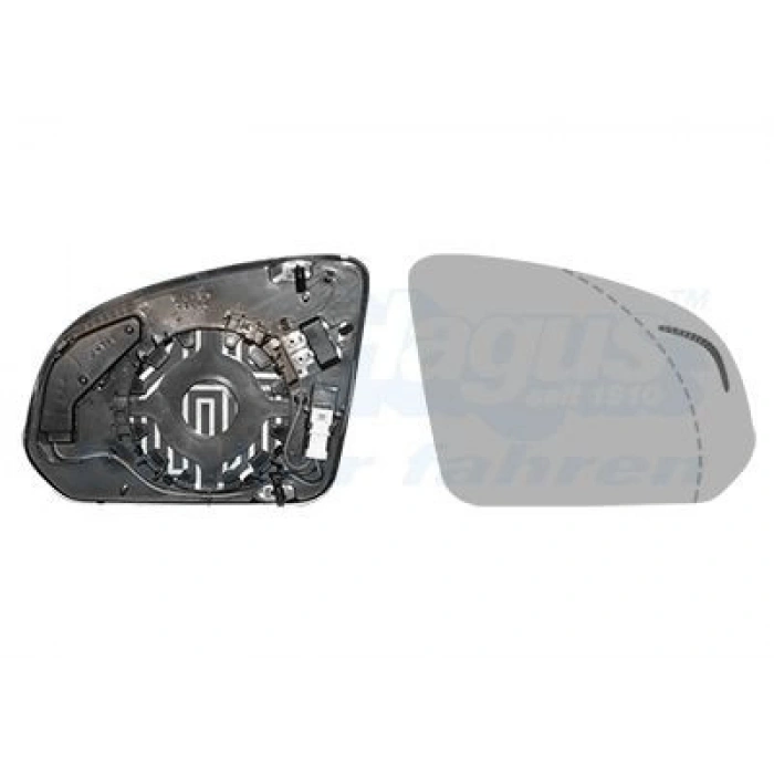 Volvo Xc40 Dış Ayna Camı Isıtmalı Ec. Soketli Kör Nokta Bombeli Sağ 2018 (Oem No:  31477527)