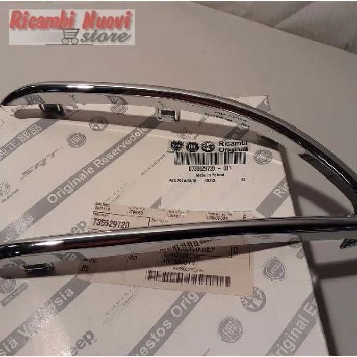 Lancıa Ypsılon Ön Sis Lamba Kapağı Bandı Nikelaj Sol 2011- (Oem No:  735529720)