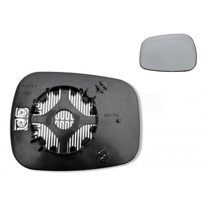 Renault Kangoo Dış Ayna Camı Isıtmalı  2002-2008 (Oem No:  7701048400)