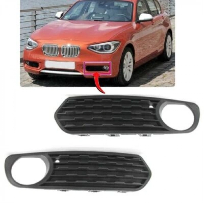 Bmw 1 Serisi Ön Sis Lamba Kapağı Delikli Kplı Sol 2012-2014 (Oem No:  51117245869)