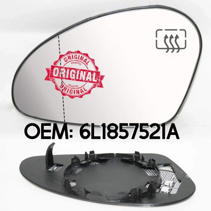 Seat Ibiza/Cordoba/Toledo/Leoon Dış Ayna Camı Sol 2002- (Oem No:  6L1857521A)