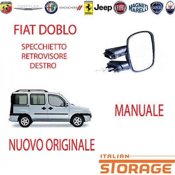 Fiat Doblo Dış Ayna Manuel Sağ 2000 (Oem No:  735394266)