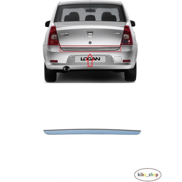 Dacia Logan Bagaj Kapak Bandı Nikelaj 2008- (Oem No:  8200752789)