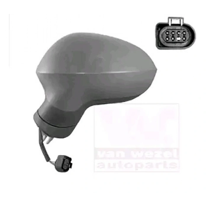 Seat Leon Dış Ayna Elektrikli Isıtmalı Katlanır 7 Pın Astarlı Sol 2009-  (Oem No:  1P1857507M9B9)