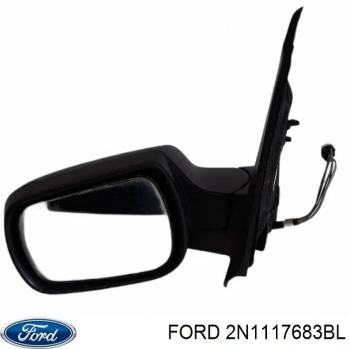 Ford Fusion Dış Ayna Elektrikli Isıtmalı Astarlı Sol 2003- (Oem No:  2N1117683Bl)