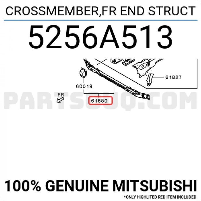 Mitsubishi Pajero Ön Travers 2007- (Oem No:  5256A513)