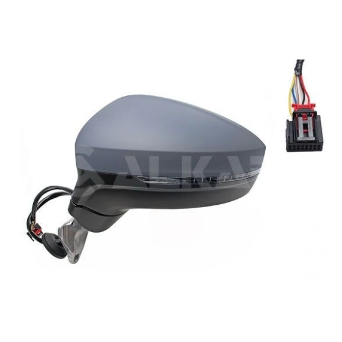 Volkswagen Tiguan Dış Ayna Elektrikli Isıtmalı Astarlı Sol 2015- (Oem No:  5Nb857507P)