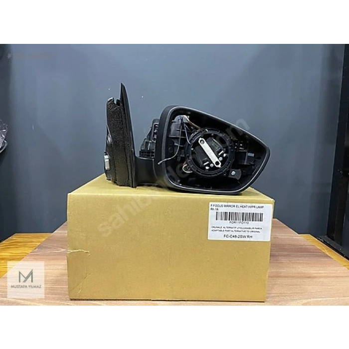 Ford Focus Dış Ayna Elektrikli Isıtmalı Sinyalli Kör Nokta Uyarıastarlı Sağ 2018- (Oem No:  Jx7B17E714Dg)