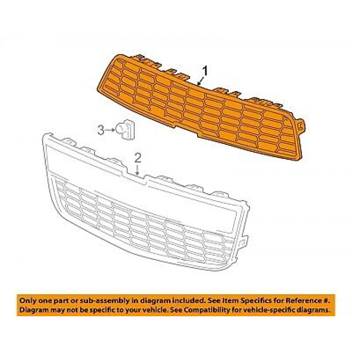 Chevrolet Aveo Ön Panjur Nikelaj 2011- (Oem No:  95215846)