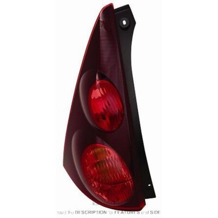 Peugeot 107 Arka Stop Siyah Sağ 2011-- (Oem No:  1607990380)