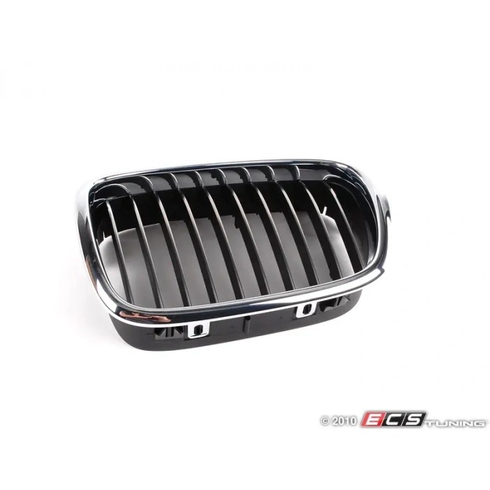 Bmw 5 Serisi Ön Panjur Komple Nikelaj Siyah Düz Sol 2001- (Oem No:  51132497261)