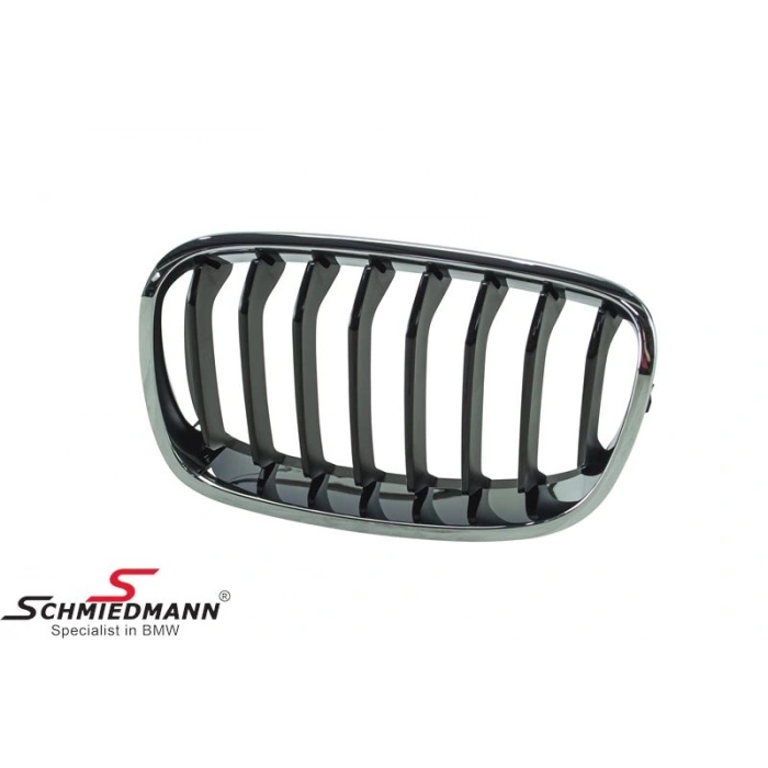 Bmw 1 Serisi Ön Panjur Nikelaj Siyah Sol 2010- (Oem No:  51137262117)