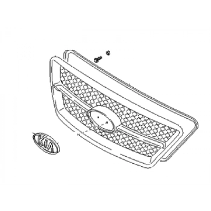 Kia Sorento Ön Panjur 2002-2005 (Oem No:  863503E040)