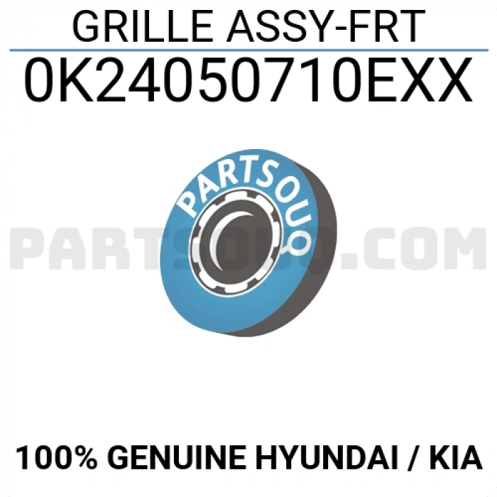 Kia Sephia Ön Panjur 1995-1997 (Oem No:  0K24050710Exx)