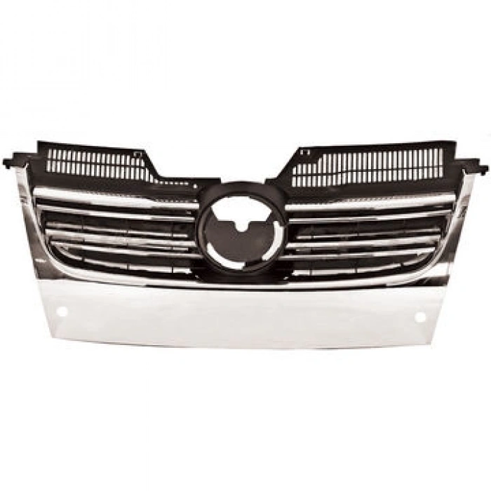 Volkswagen Jetta Ön Panjur Sensör Delikli Nikelaj Bandlı 2006-2011 (Oem No:  1K5853761B)