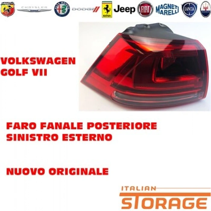 Volkswagen Golf Vıı Arka Stop Koyu Grı Sol 2012-  (Oem No:  5G0945095P)