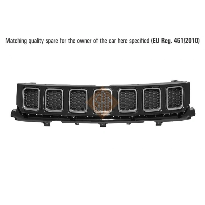 Jeep Compass Ön Panjur Bandı Nikelaj Set 2017-2019 (Oem No:  K68405259Aa)