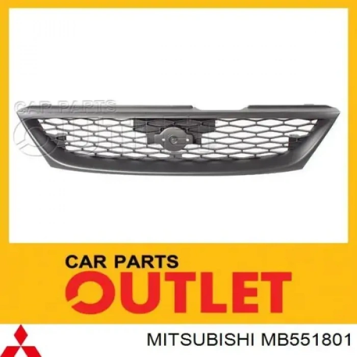 Mitsubishi Galant Ön Panjur Siyah1988-90 (Oem No:  Mb551801)